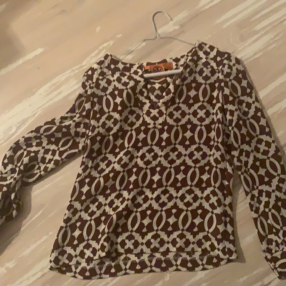 Tory birch silk blouse